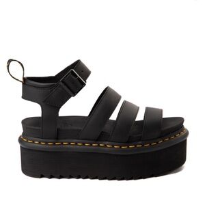 Black Platform Sandals - Doc Martens